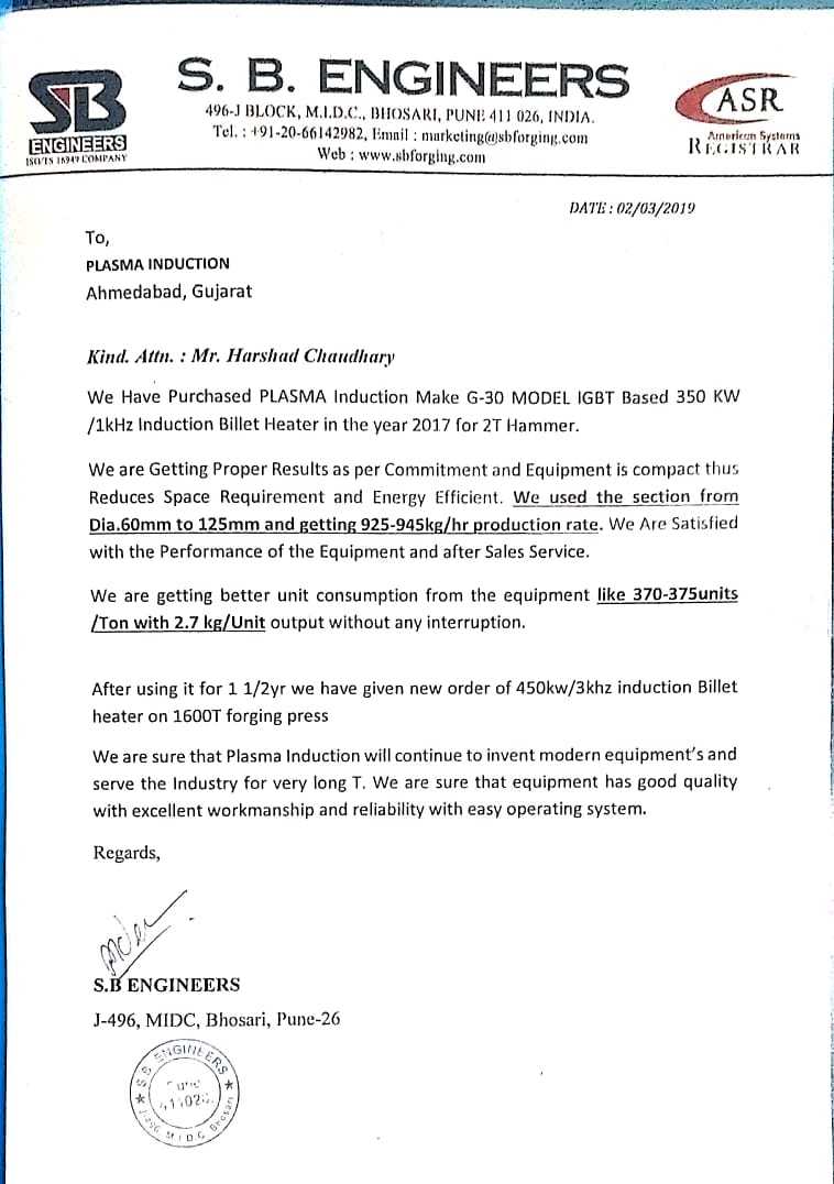 S.B.ENGINEERS (350KW)