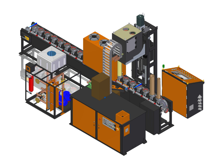 High-Capacity Induction Heaters  For Big Billets