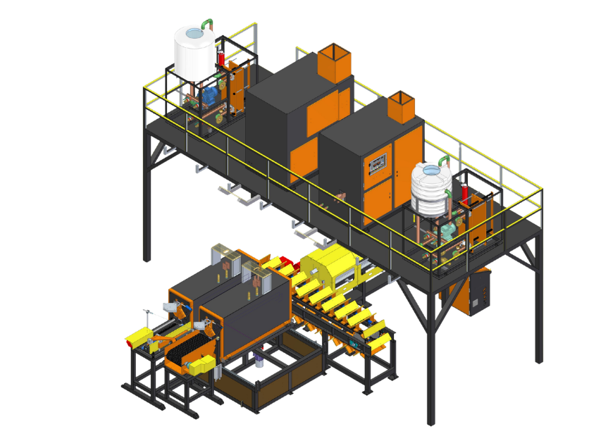 Automated Inline Annealing Soluon for Bomb Shell Processing