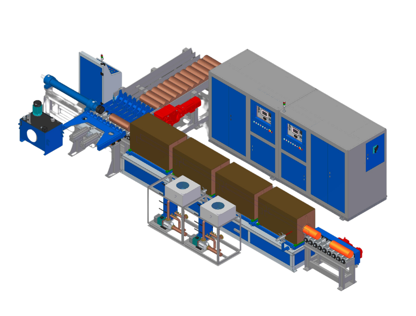 Induction Heaters For  Extrusion And Forging Rolling
